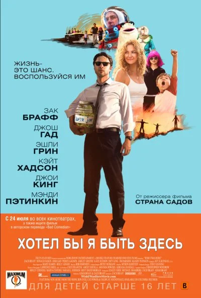 Хотел бы я быть здесь (2014) онлайн бесплатно